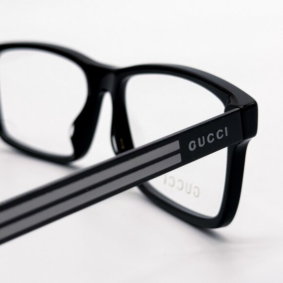 NEW GUCCI GG0692O 004 UNISEX BLACK/GREY EYEGLASSES GUCCI - Picture 6 of 10
